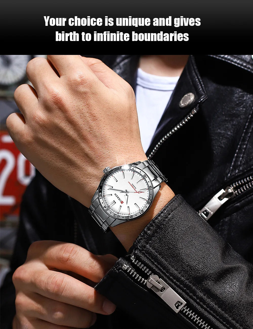 CURREN 8452 Men Quartz Watch