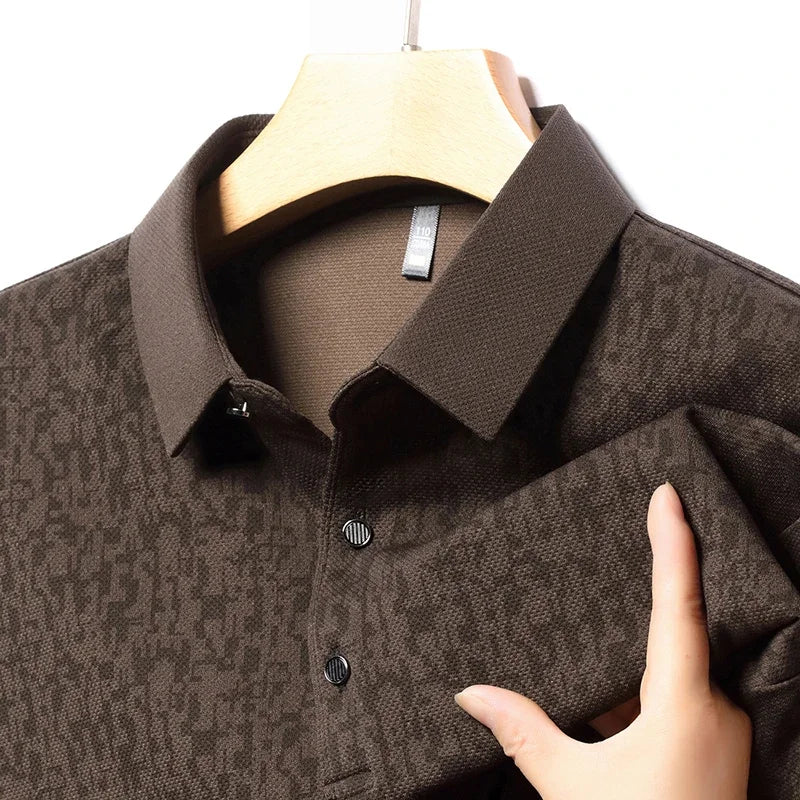 Long Sleeve Polo Shirt Korean Edition Summer