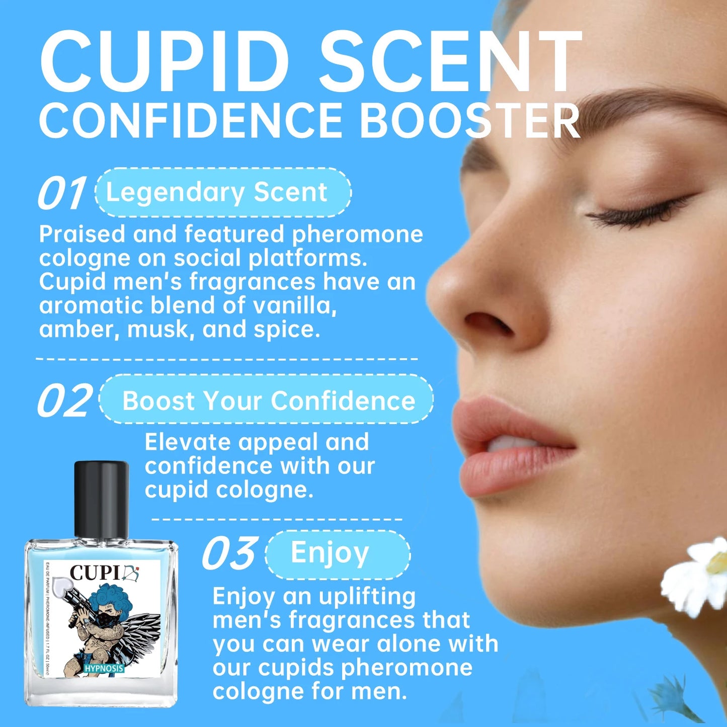 Cupid Perfume Infused Cologne