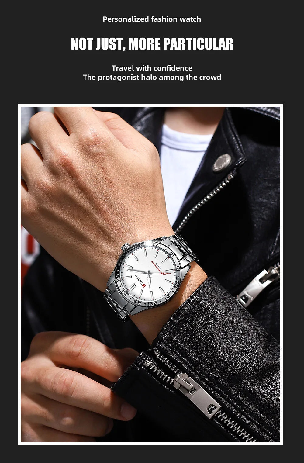 CURREN 8452 Men Quartz Watch