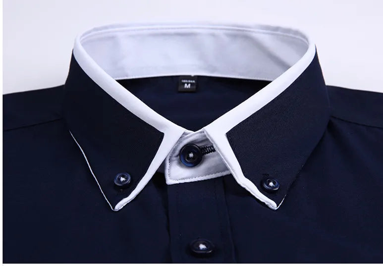 Qj Cinga Men's Luxury Broadcloth Shirt