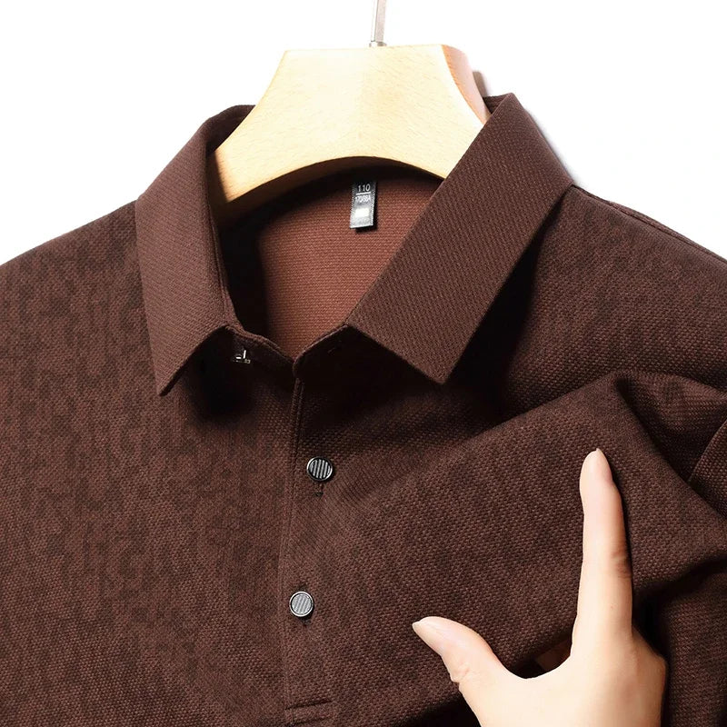 Long Sleeve Polo Shirt Korean Edition Summer