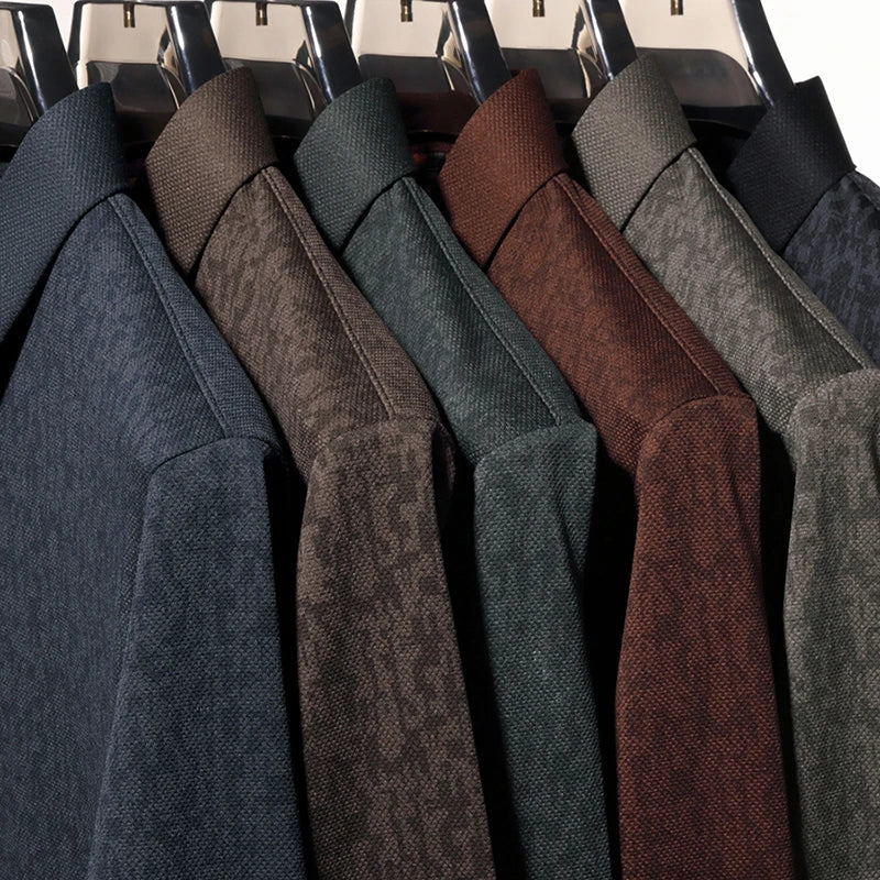 Long Sleeve Polo Shirt Korean Edition Summer