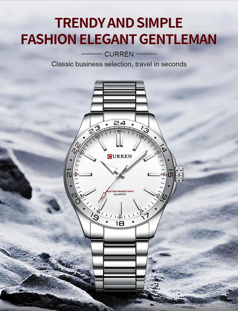 CURREN 8452 Men Quartz Watch