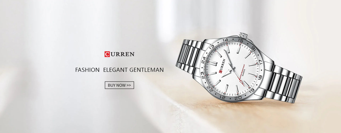 CURREN 8452 Men Quartz Watch