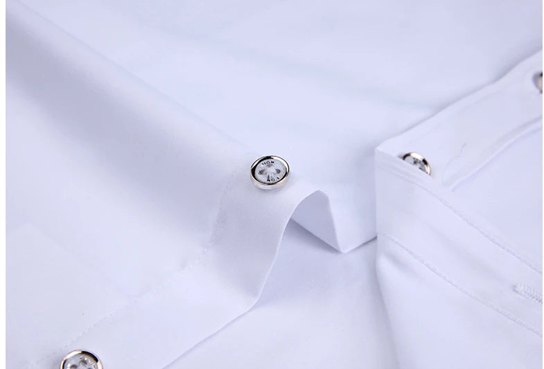 Qj Cinga Men's Luxury Broadcloth Shirt