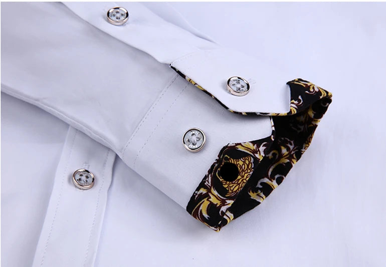 Qj Cinga Men's Luxury Broadcloth Shirt