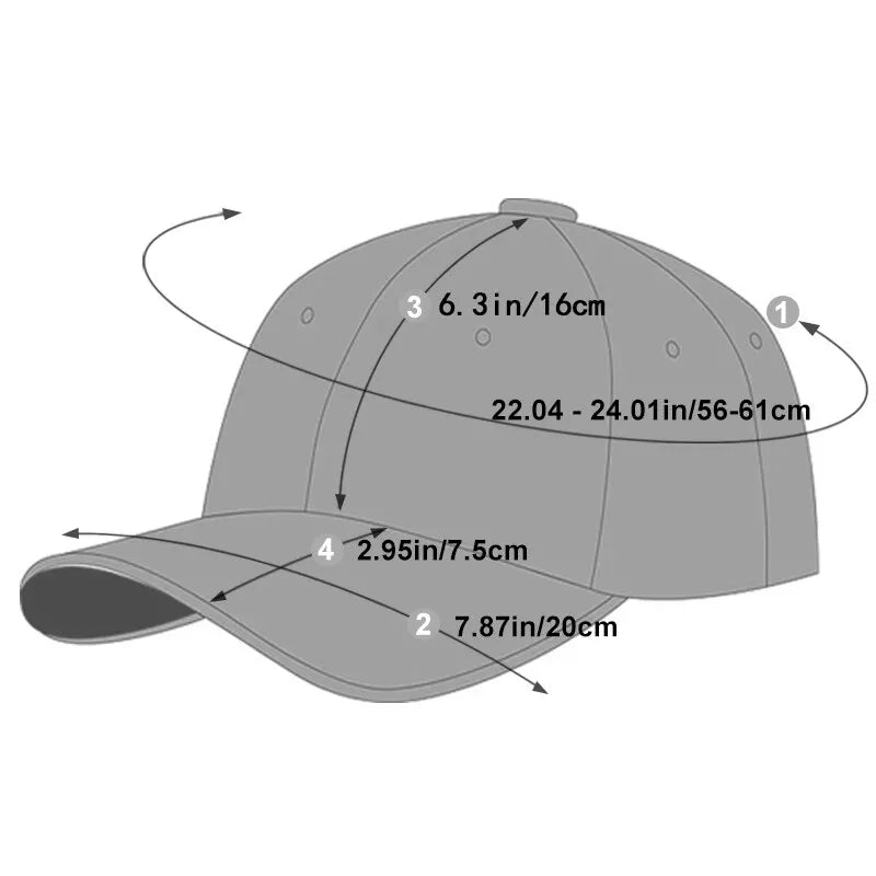Men's PU Leather Baseball Cap – Adjustable Casual Hat | Black, Brown & Khaki