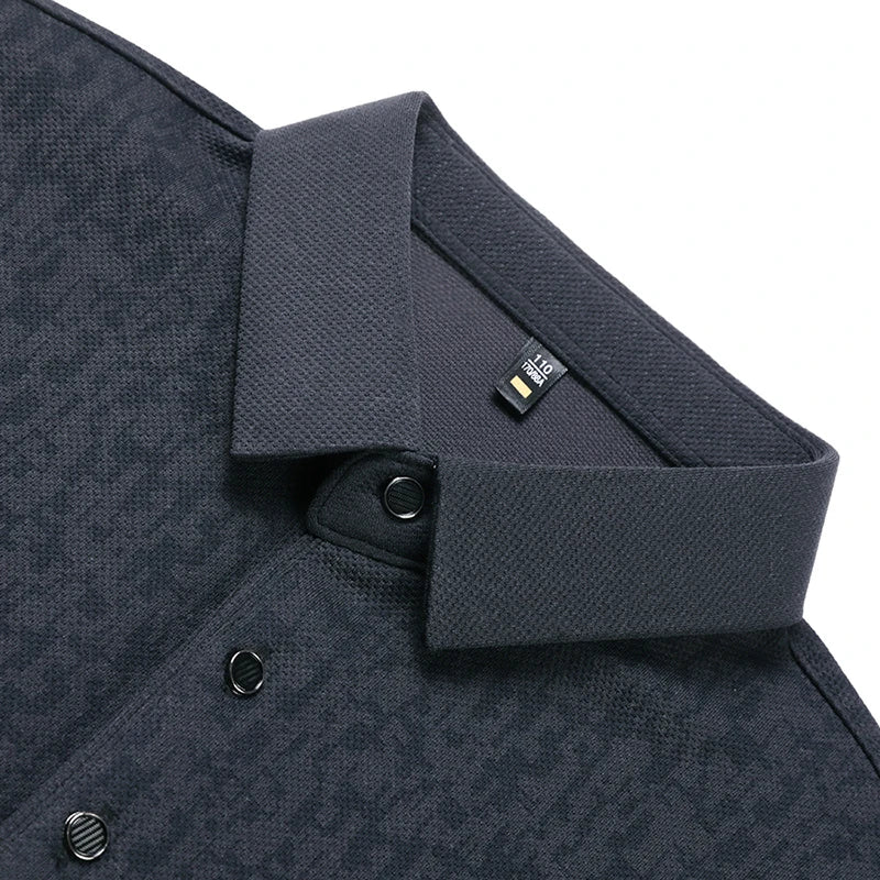 Long Sleeve Polo Shirt Korean Edition Summer